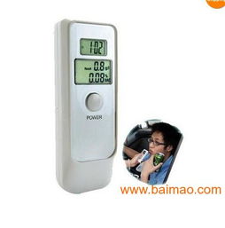 数字双屏酒精测试仪 集精准检测与实用闹钟于一身